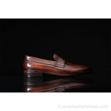 Chaussures en cuir pour hommes de style nouveau